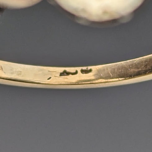 British Vintage Jewelry K9 Gold Toi Emore Ring (No. 13) Ring